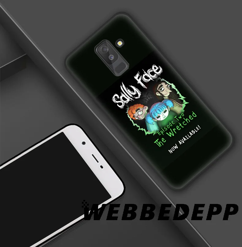 WEBBEDEPP Sally Face Game Soft Silicone Case for Samsung Galaxy A9 A8 A7 A6 Plus 2018 A5 A3 2017 2016 Note 9 8 |