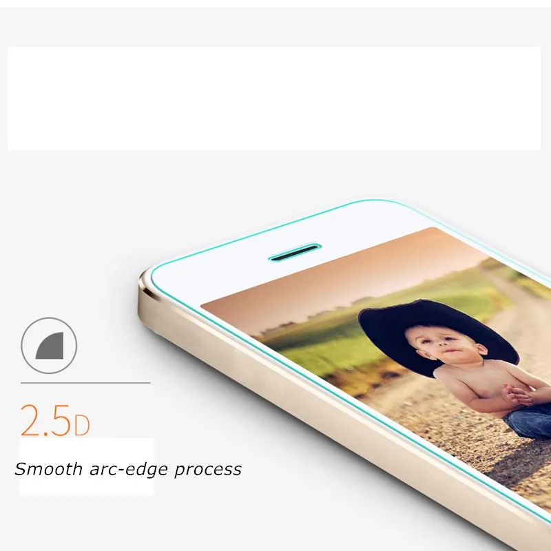 Стекло GUSGU Frongt для iPhone 5s SE закаленное защитное стекло 5 твердое 2.5D ультратонкое с
