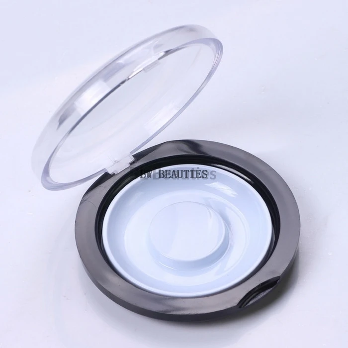 

300Pcs/Lot Acrylic Empty Eye Makeup Case, DIY High-end Eyelashes Packing Box Round Empty Eyelashes Containers