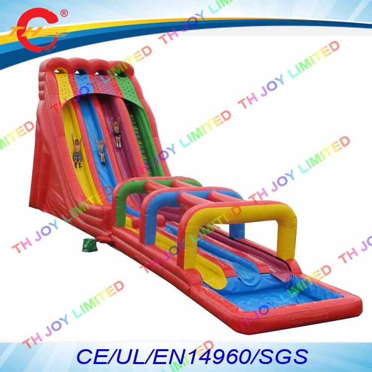 Бесплатная доставка по морю гигантская Коммерческая надувная водная горка для