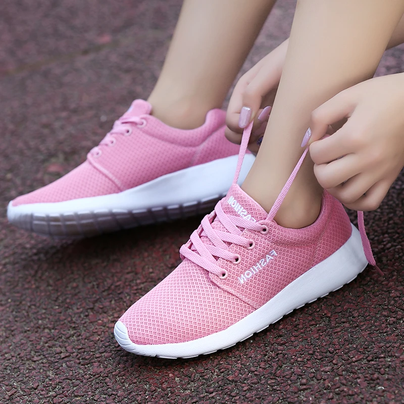 Running Shoes Women Summer Outdoor Sneakers Sport Athletic Breathable Mesh Ladies Trainers Zapatos Mujer Chaussures Femmes | Спорт и