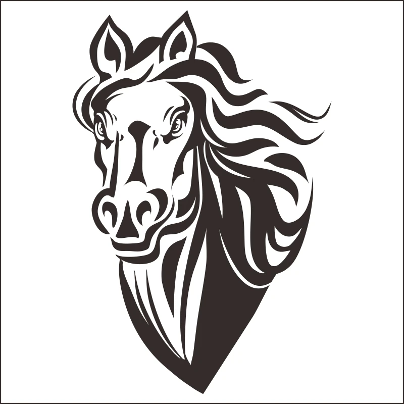 Caballo Pegatina наклейка &quotлошадь&quot логотип имя лошадь плакаты виниловые наклейки на