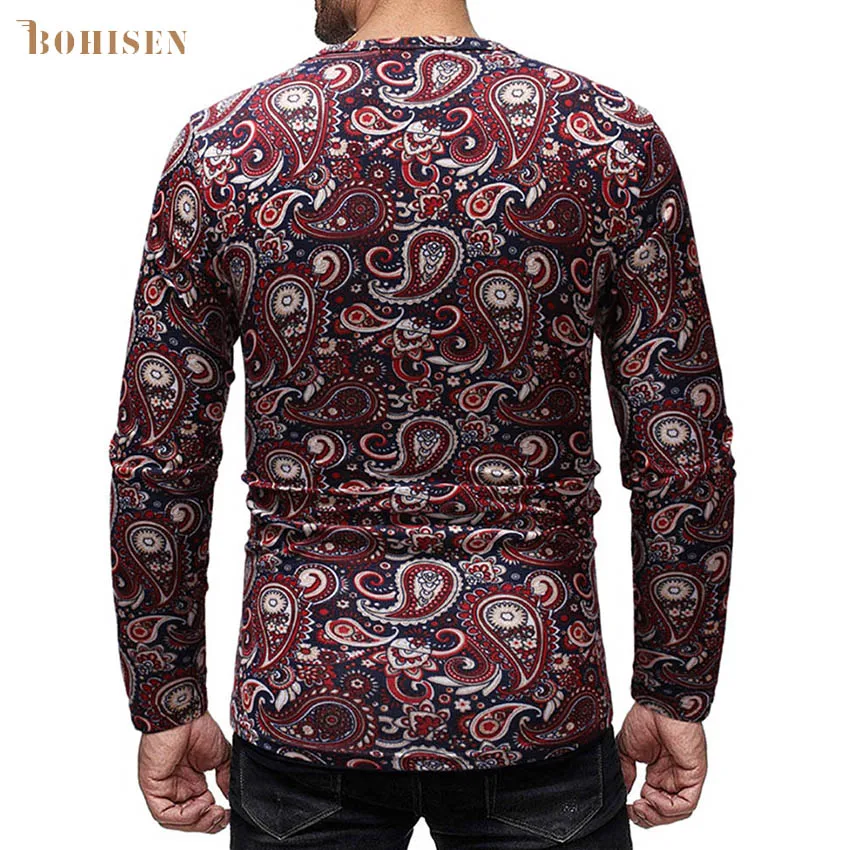 BOHISEN 2019 модная мужская африканская одежда Топы Футболка Homme Африка Дашики платье