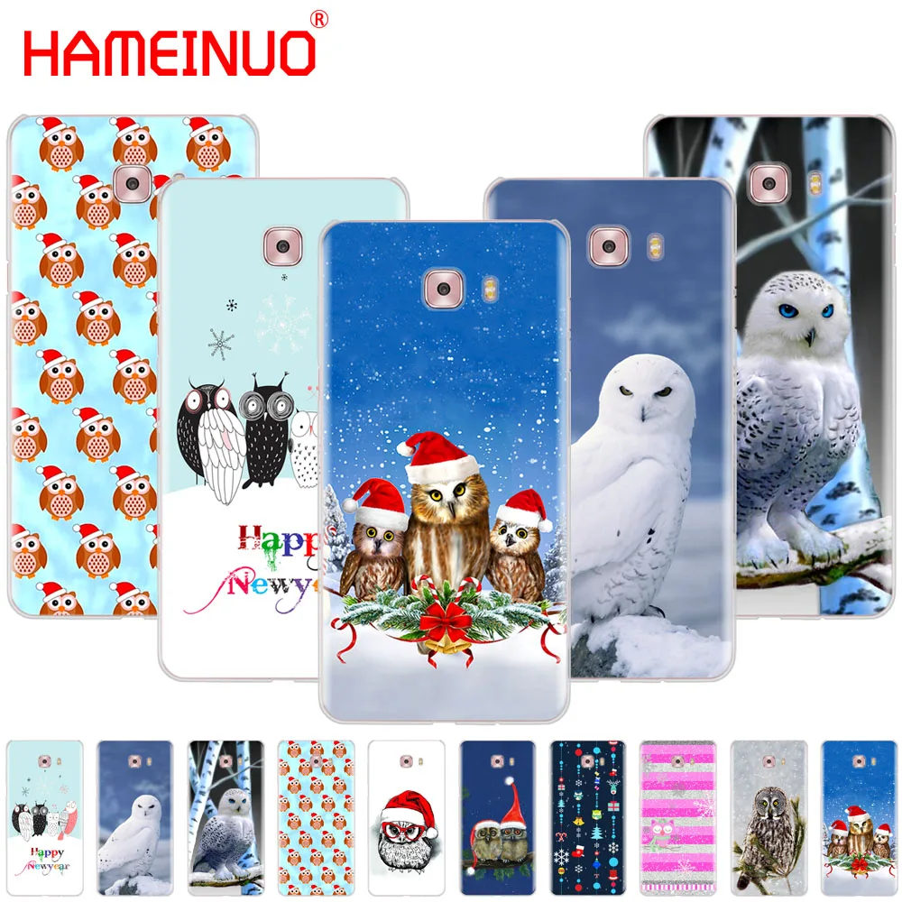 HAMEINUO милый Рождественский зимний новогодний чехол для телефона Samsung Galaxy C5 C7 C8 C9 C10