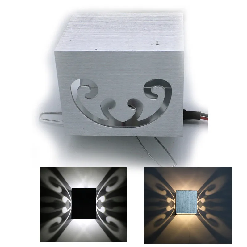 Алюминий сплав Декоративные света бра бабочка форма может использоваться для