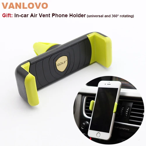 Bluetooth Link автомобильный комплект с Aux-in интерфейсный адаптер для Volvo C70 S40 S60 S80 V40 V70 XC70 HU-series радио - Название цвета: GIFT Phone Holder