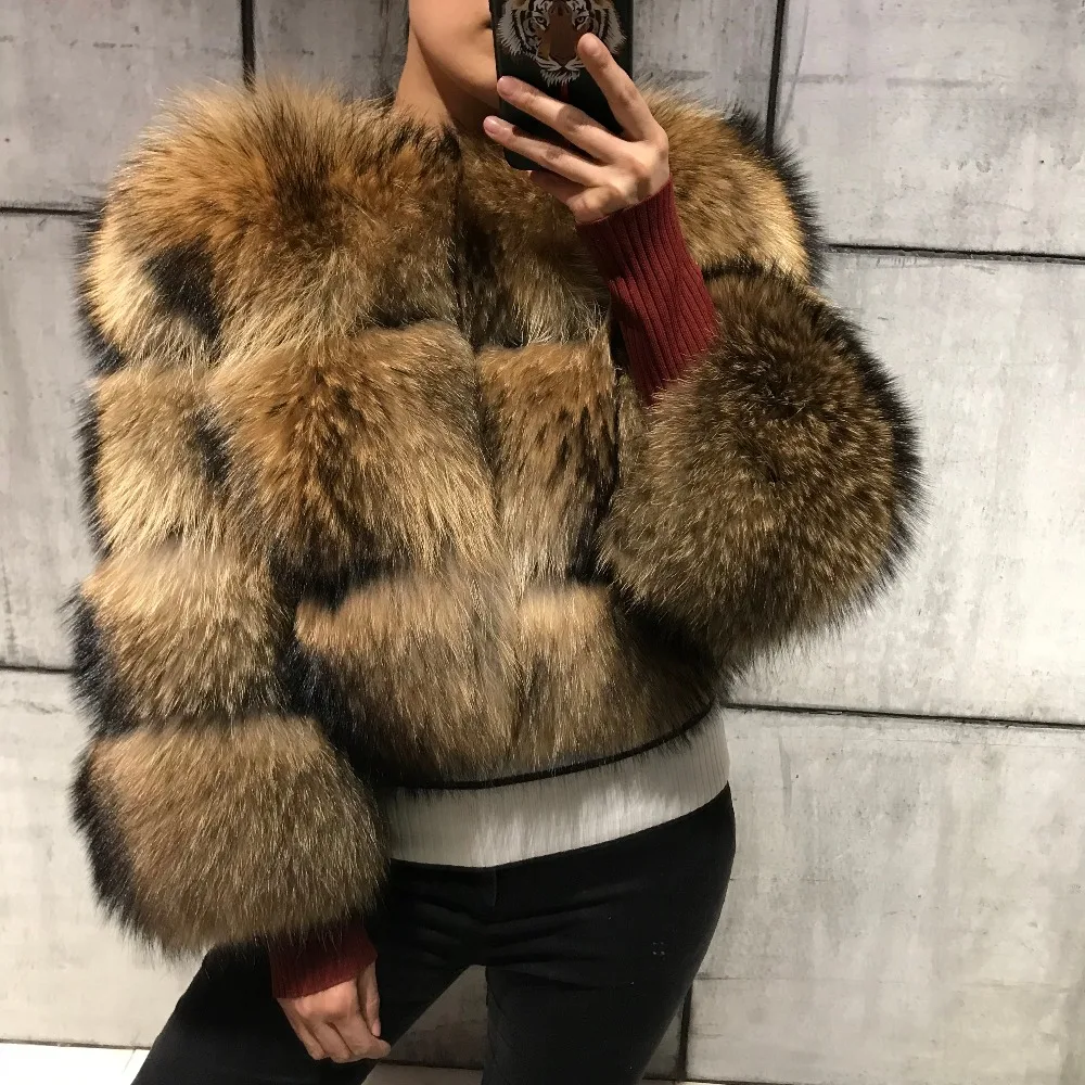 Шуба из меха енота женская шуба из натурального меха енота шуба