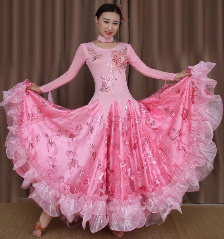 2017 женское платье для бальных танцев разные цвета размеры