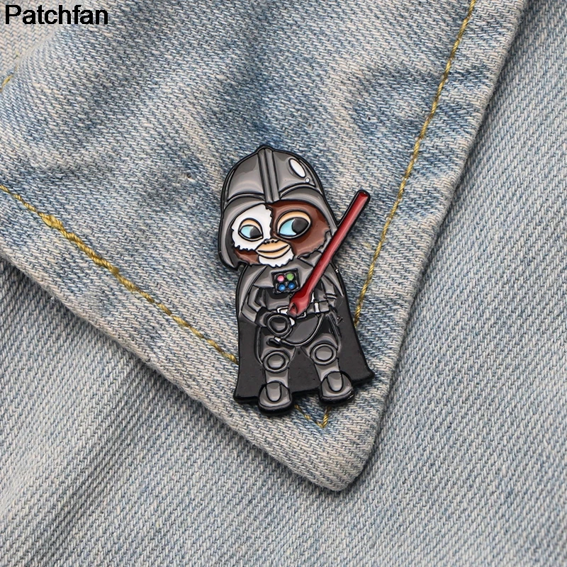 Patchfan Gremlins Gizmo цинковые булавки para рюкзак pride clothes медаль сумка рубашка шляпа Значки броши для мужчин и женщин A1916