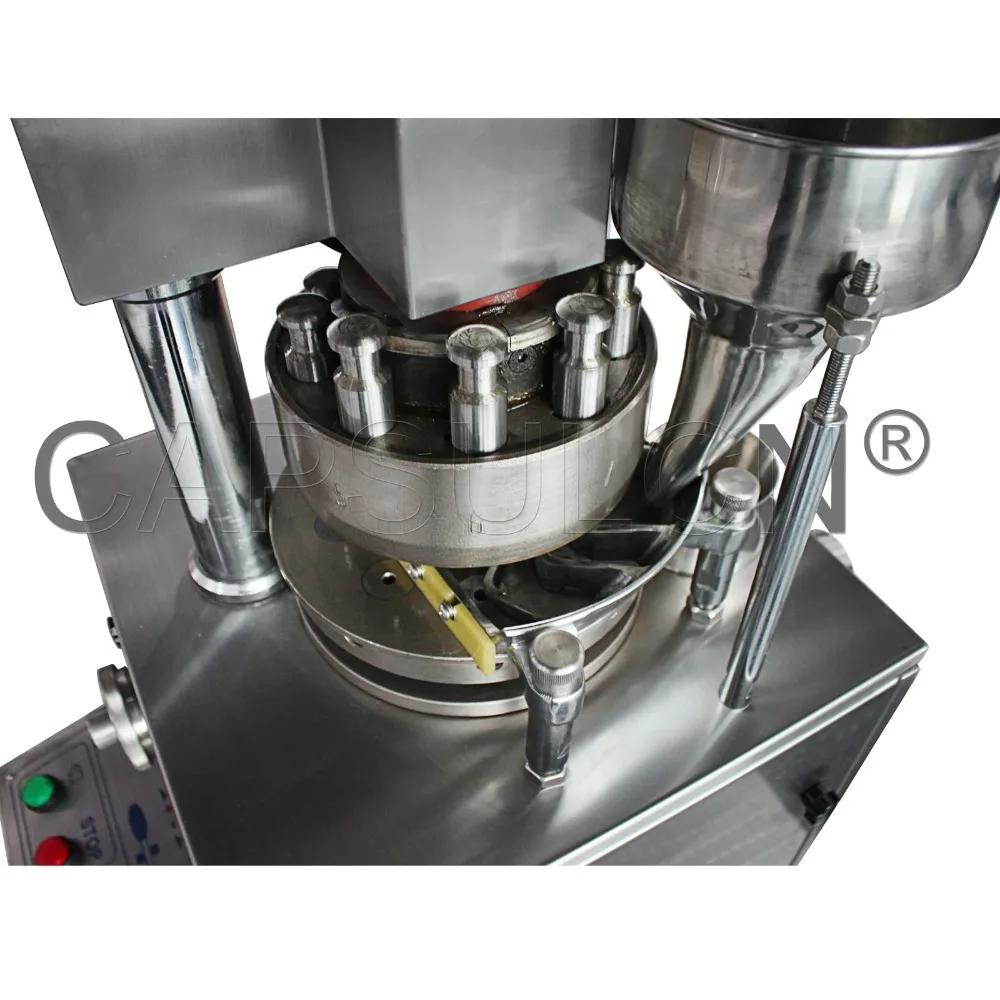 Роторный Таблетпресс из Нержавеющей Стали Таблетк Пресс ZP 9D Система защиты от