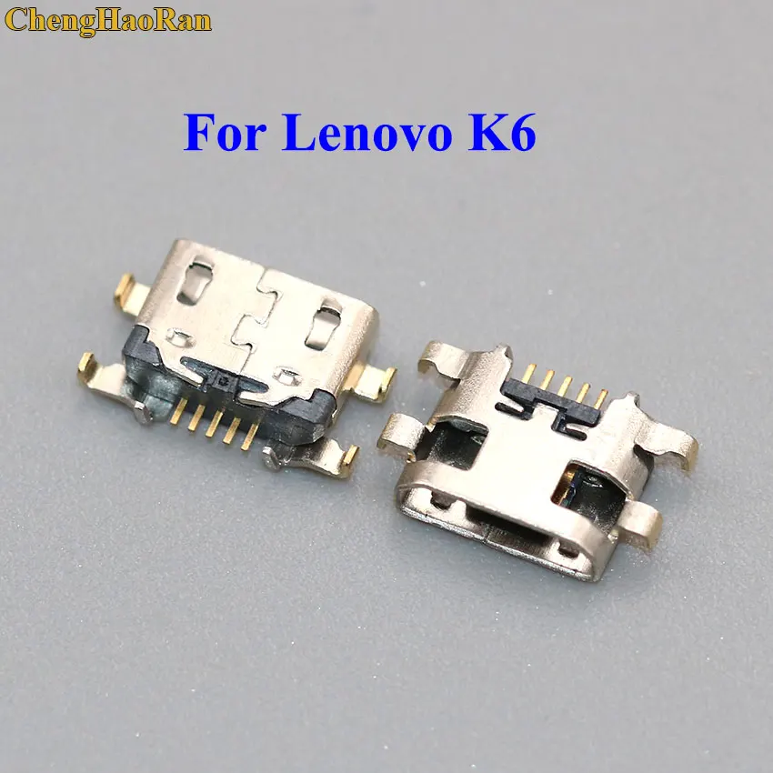 ChengHaoRan для Lenovo K6 мини микро USB разъем зарядки Разъем порта питания док станция