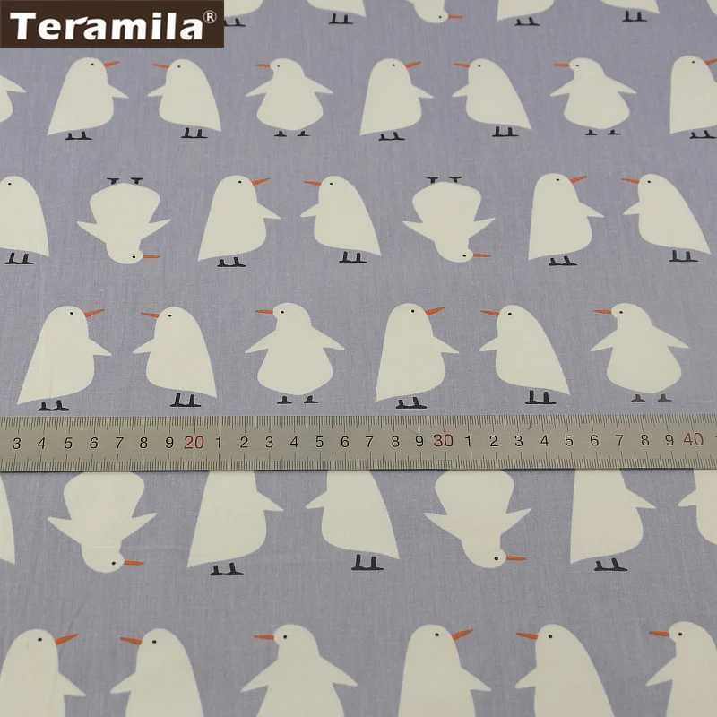 100% хлопок Ткань Пингвин конструкций twill Жир Квартал Текстиль для дома в стиле