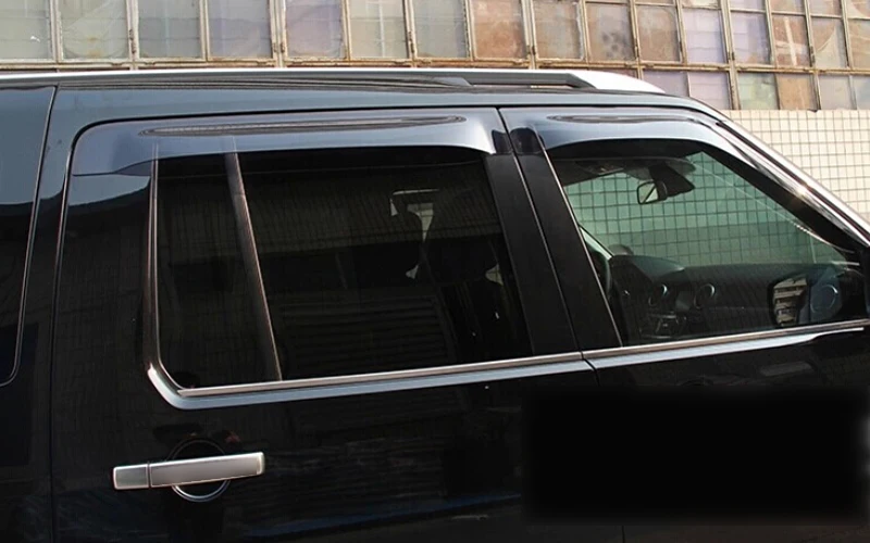 Для Land Rover LR4 Дискавери 4 2010 2011 2012 2013 2014 2015 Пластик внешний козырек Vent Оттенки окна