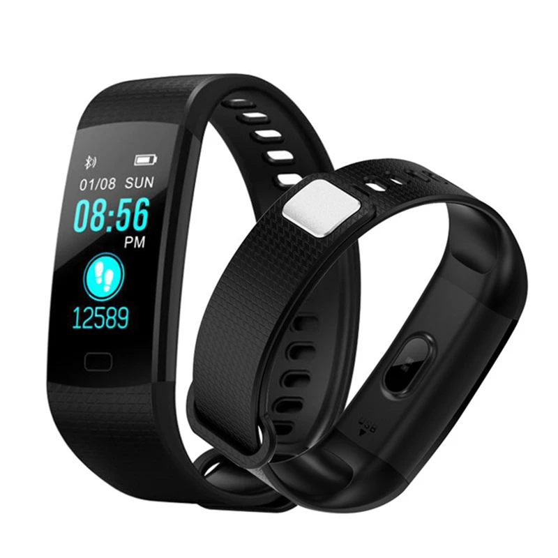 Y5 Smart Сердечного ритма трекер Фитнес Smartband Водонепроницаемый Смарт Браслет Умные