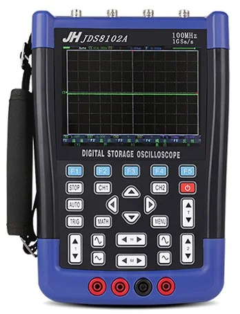 JinHan JDS8102A портативный цифровой осциллограф 100 МГц, двойной канал, 1Gsa/s частота дискретизации, мультиметр