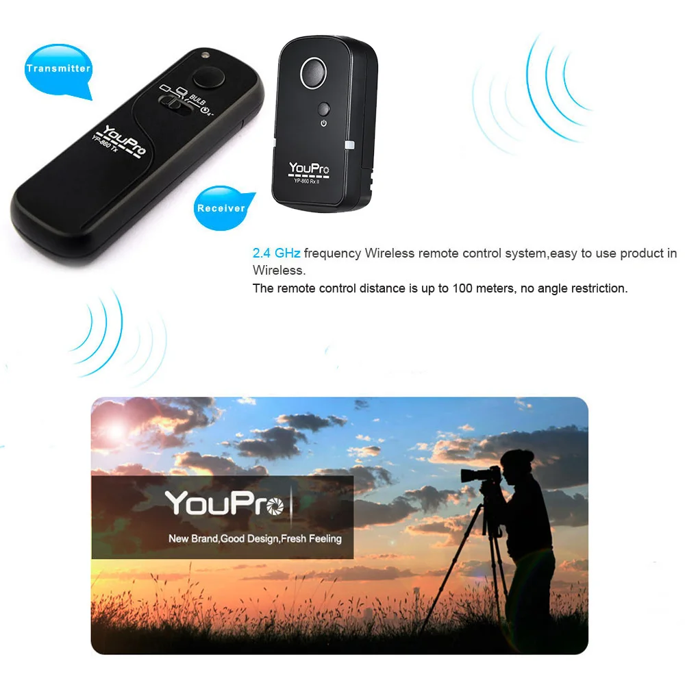 Беспроводной пульт дистанционного управления YouPro для цифровых зеркальных камер
