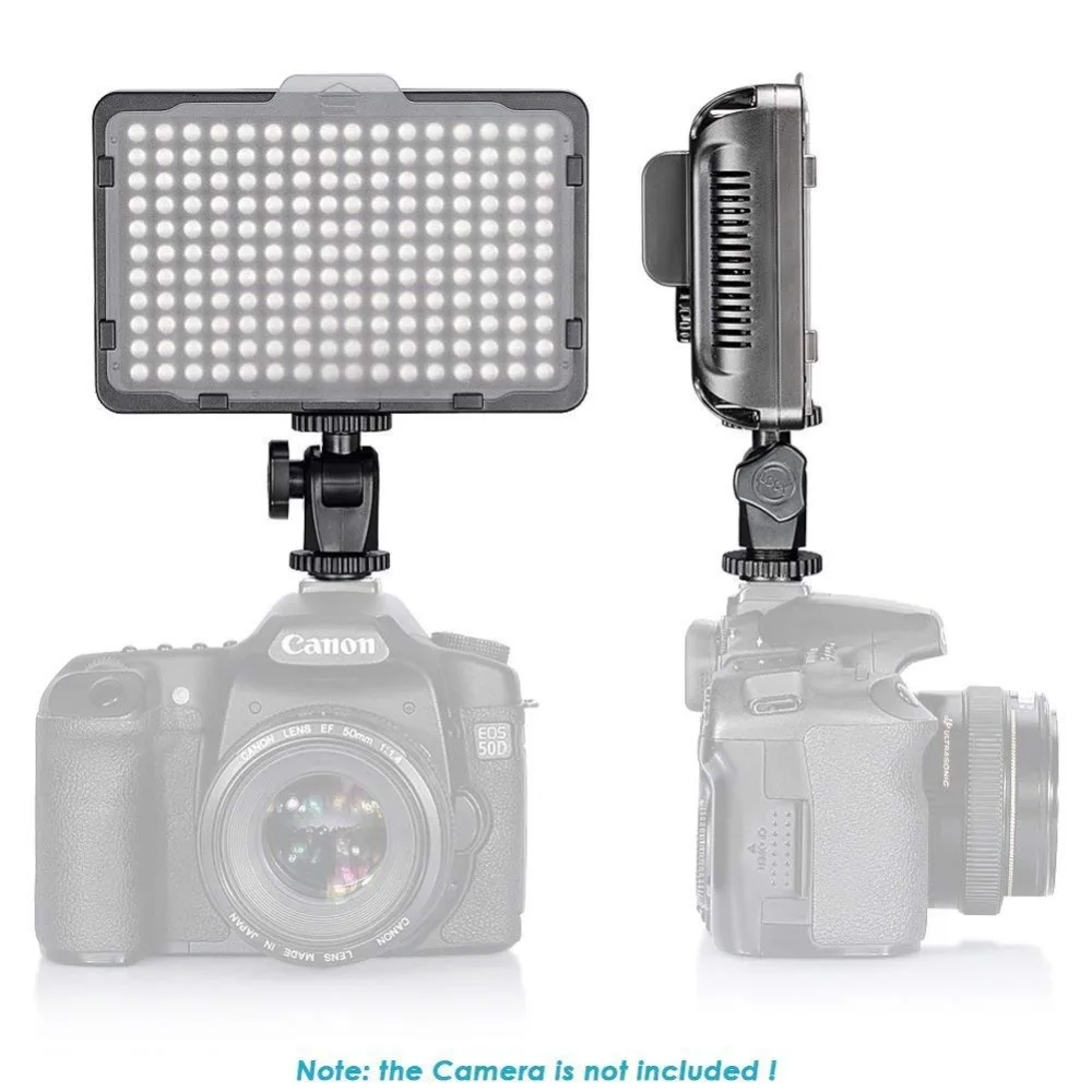 Neewer фото студия 176 LED 5600K ультра яркий Диммируемый на камере видео свет w/ 1/4