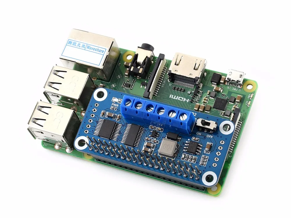 Головной убор для двигателя Raspberry Pi интерфейс I2C управляемый через будет