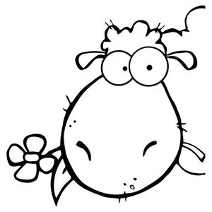 14,1*14,3 см модные наклейки для стайлинга автомобиля Мультяшные забавные овечки виниловые автомобильные наклейки аксессуары черныйсеребряный цвет