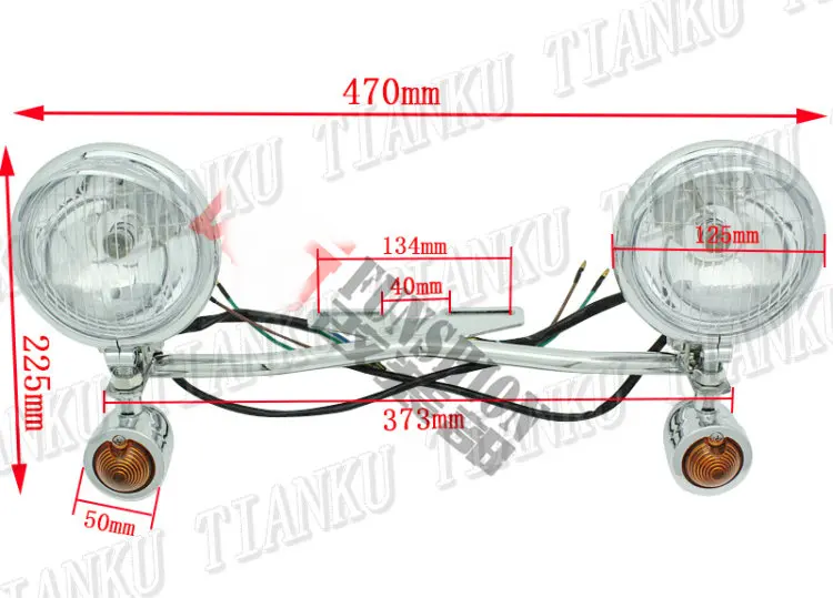 Указатели поворота для мотоцикла противотуманные фары Yamaha VStar 400 650 1100 1300 Virago Xv 250
