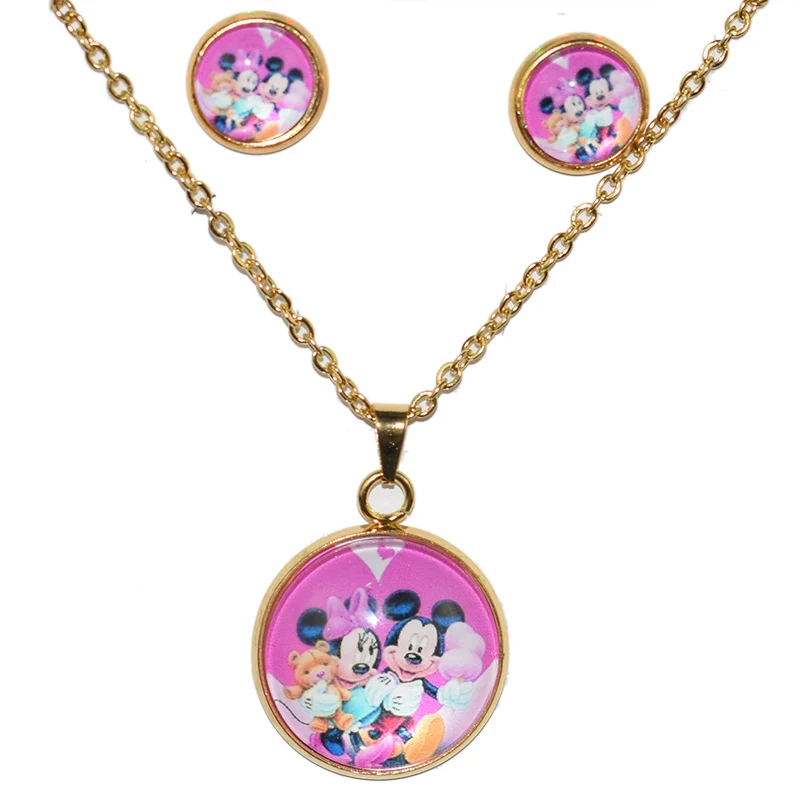 Ожерелье с подвеской в виде Иисуса Бога совы Микки принцессы ожерелье из