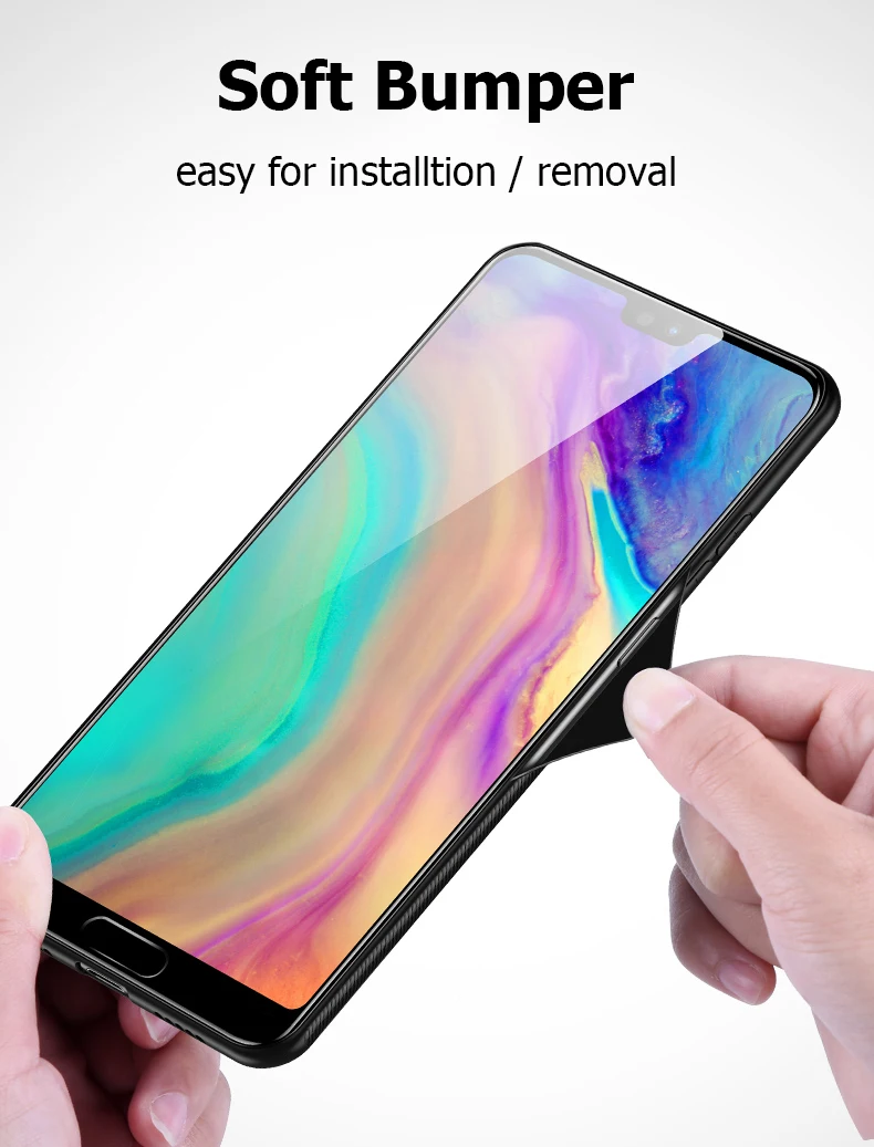 Для samsung Galaxy A7 чехол Роскошный Глянцевый закаленное стекло Мягкий Силиконовый противоударный жесткий чехол для samsung A750 чехол для телефона