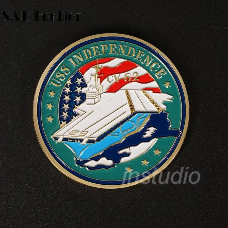 Авианосец ВМС США CV-62 USS Challenge Coin Independence Aircraft Carrier | Дом и сад
