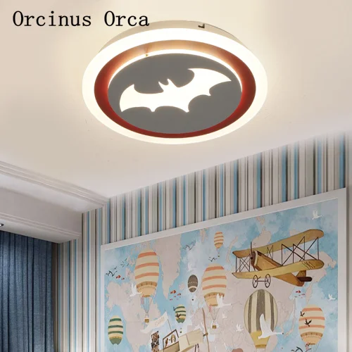 

Modern Simple LED Cartoon Colorful ceiling lamp Boys'Bedroom Children's Room Lighting American Creative Spider ceiling lamp
