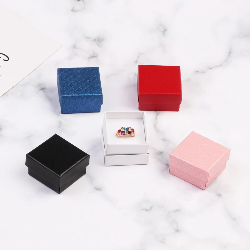 10 шт. разноцветная упаковка для украшений 5x5x3 см|Упаковка и стойки украшений| |