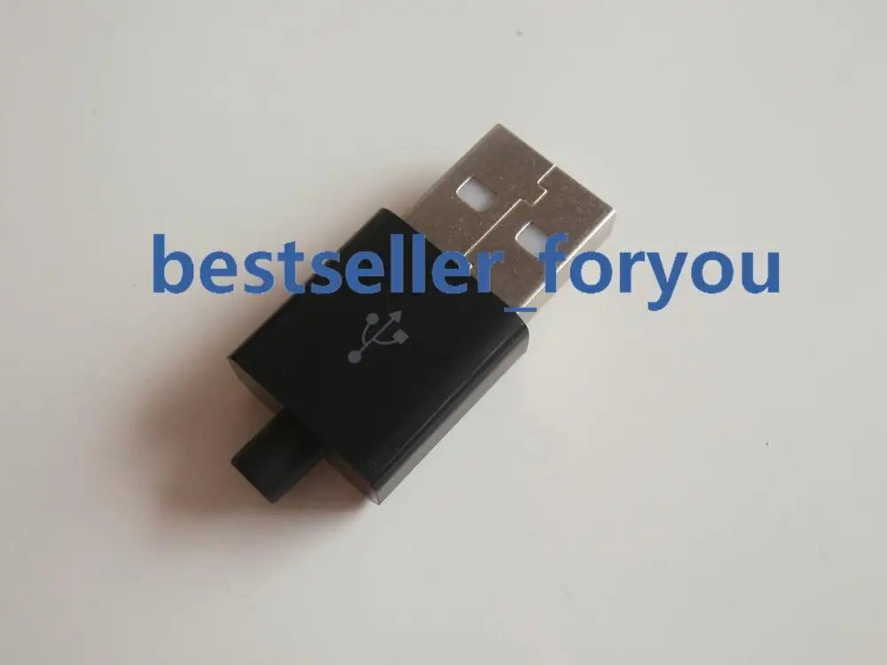 5X USB 3. 0 Type-A штекер 4-контактный переходник паяльный разъем черная крышка 3 шт. |