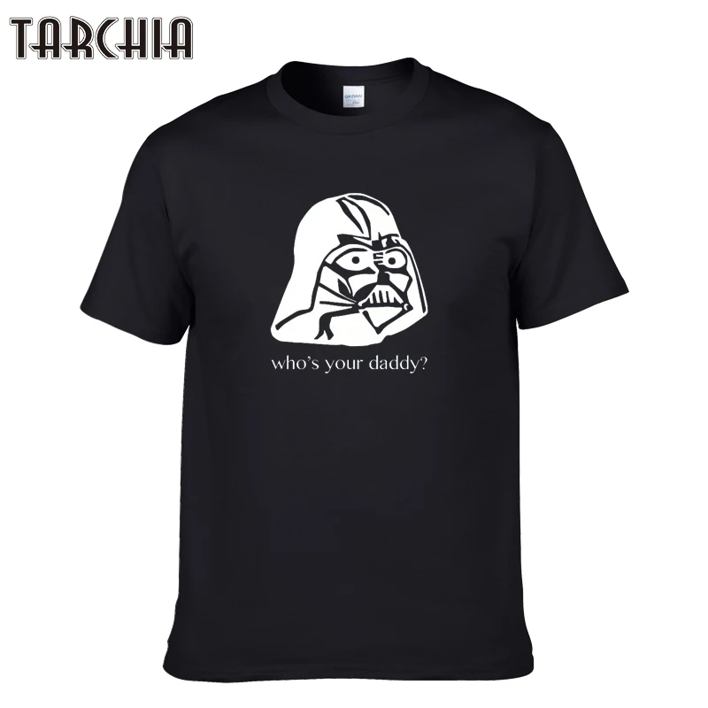 TARCHIA 2021 новая забавная летняя футболка хлопковые топы футболки кто ваш папа