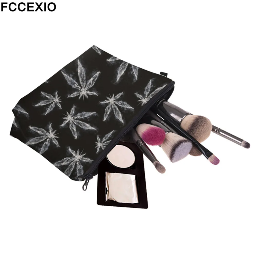 FCCEXIO новые сумки для макияжа с принтом 3 цвета модные косметические сумочки