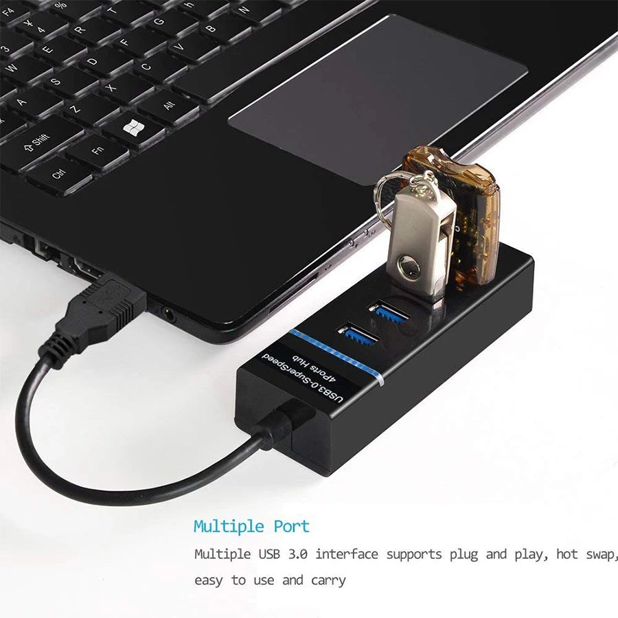 Зарядка 4 Порты и разъёмы USB 3 0 концентратор с выходом 5V/2.5A адаптер питания для PS4 Pro