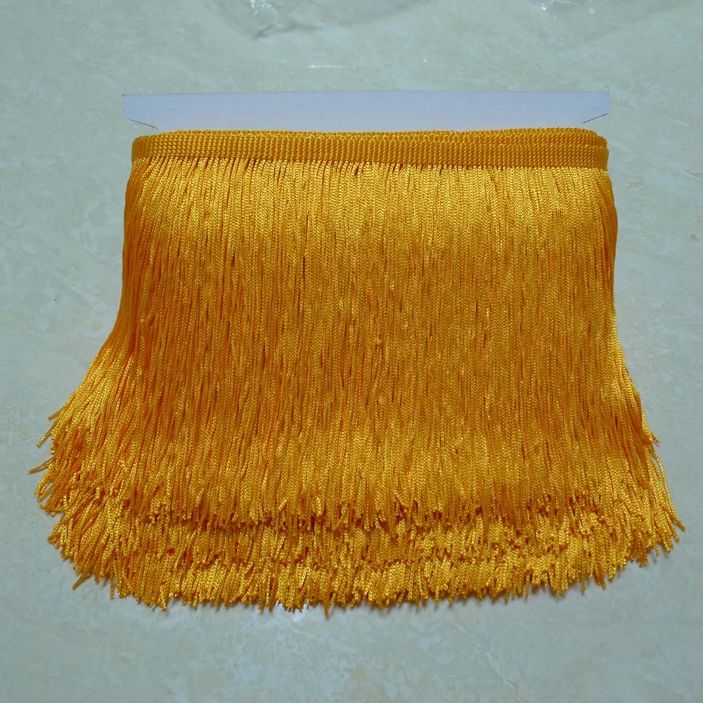Длинное золотистое платье с бахромой 10 метров 15 см 6 дюймов|tassel fringe|15cm fringefringes 15cm |