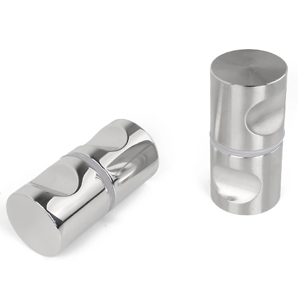 1 шт. ручка для стеклянной двери с одним отверстием из нержавеющей стали душа