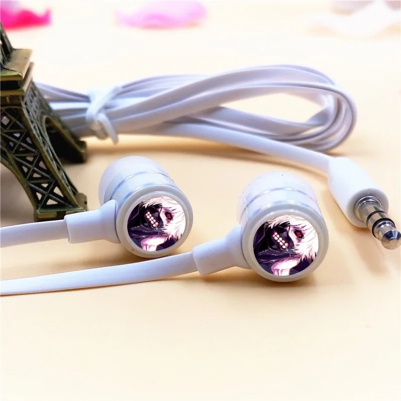 Аниме Токио вурдалак мультфильм наушники-вкладыши 3 5 мм стерео наушники микрофон
