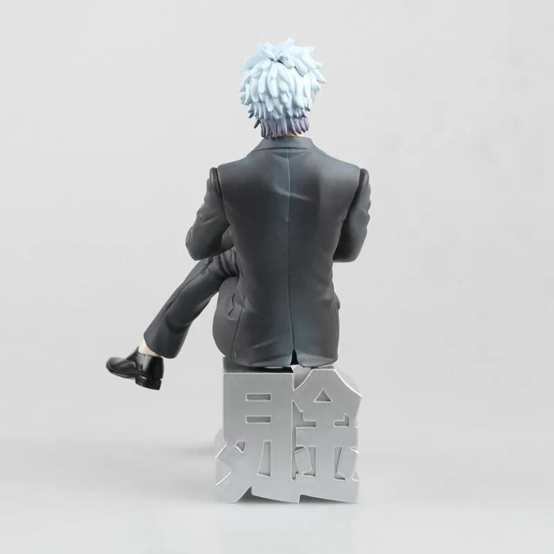 Аниме Gintama Sakata Gintoki черный костюм Ver ПВХ экшн фигурка Коллекционная модель кукла