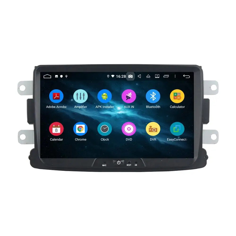 Автомагнитола CarPlay PX6 DSP 8 дюймов Android 10 DVD GPS Bluetooth 5 0 Wi-Fi для Renault Duster Logan 2014-2016