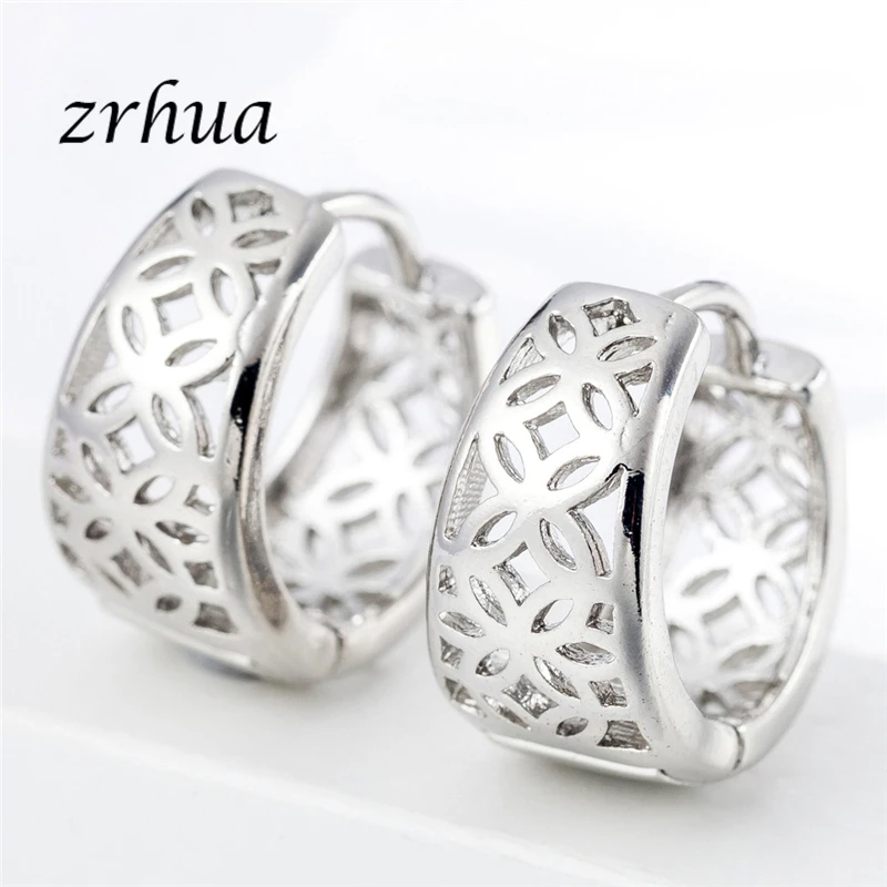 Модные ювелирные изделия ZRHUA 925 серебряного/золотого цвета для женщин и девушек
