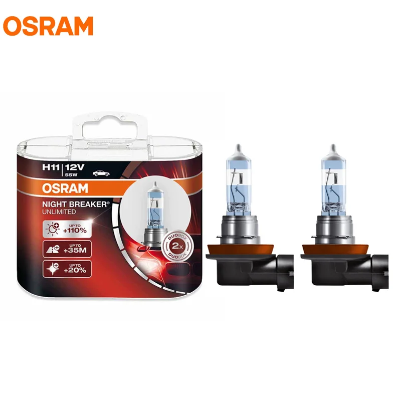 OSRAM ночь выключатель неограниченный фар авто лампы Супер яркий обновления