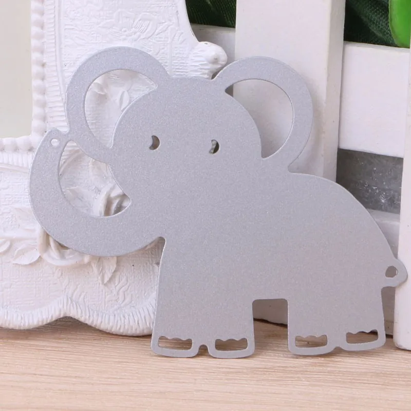 Металлические режущие штампы Детские Слон Милые Животные сердце скрапбук карты