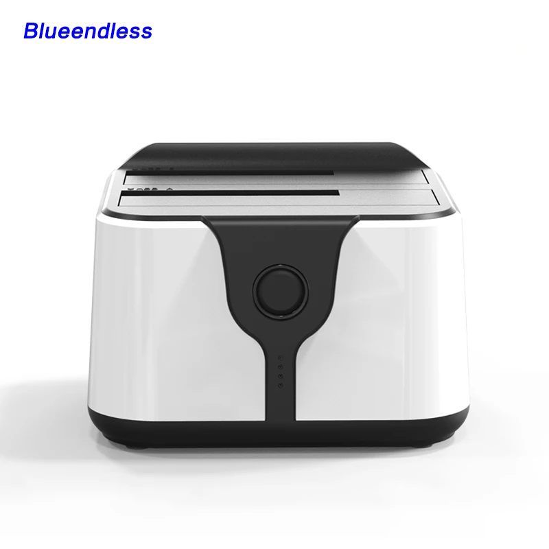 Жесткий диск случай 2 Bay чехол сатиновый низ жесткий Externo HDD 5 Sata USB 3 0 HD с