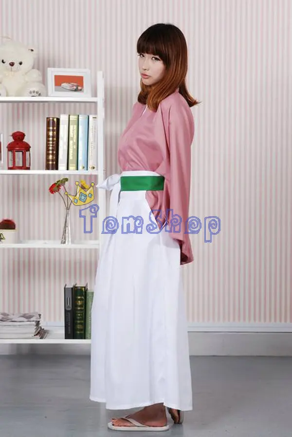 Фото Аниме косплея Hakuouki Yukimura Chizuru кимоно, косплей, костюм, полный комплект одежды для девочек; Детский костюм на Хеллоуин Размеры размеры S, M, L, XL №3