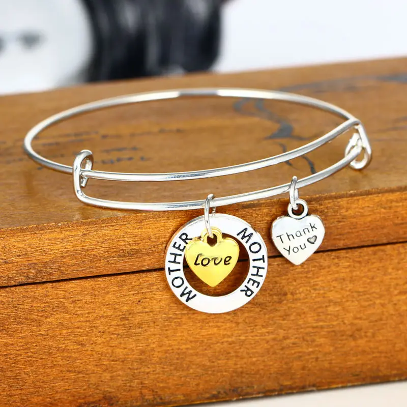 Браслет для дочери с надписью Love Heart Bangle | Украшения и аксессуары