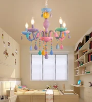 macaron sweet color candle pendant lamp restaurant lamp bedroom lamp childrens room girl princess home decoration lamps e14