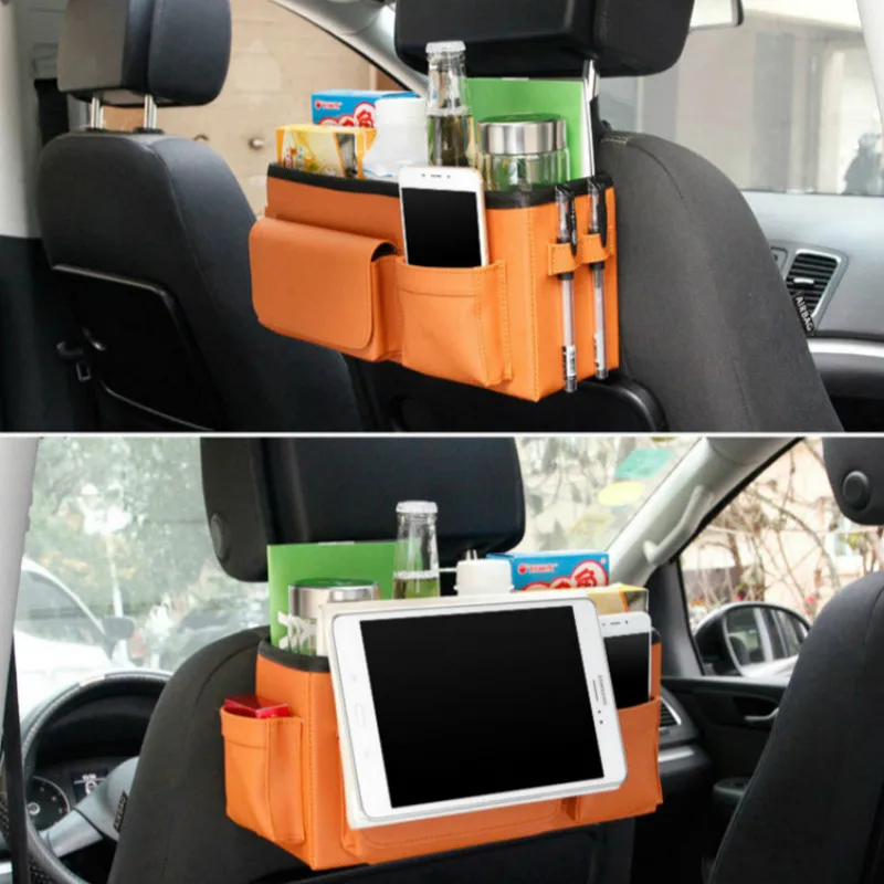 

Leather Car Seat Back Hanging Bag Car Storage Box Seat Store Box Car Storage Car Trunk Organizer