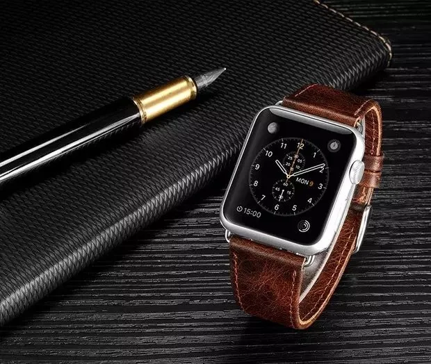 Crazy Horse винтажный ремешок из натуральной кожи для Apple Watch серии 4 3 2 1 ремешок для iWatch 44 мм 42 мм 40 мм 38 мм наручный ремешок для часов