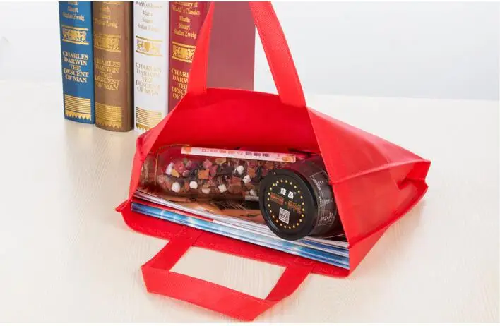 Индивидуальная Нетканая сумка MOQ 200 шт./лот/Подарочная сумка/сумка для