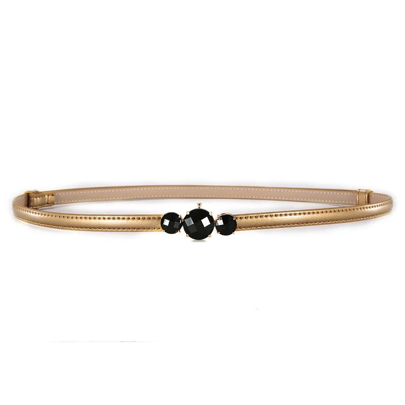 

2019 New Skinny Women Belt Thin Adjustable Waist Belts Fashion Dress Strap for Ladies Girls Designer Cowhide Belt Fit 55~92cm