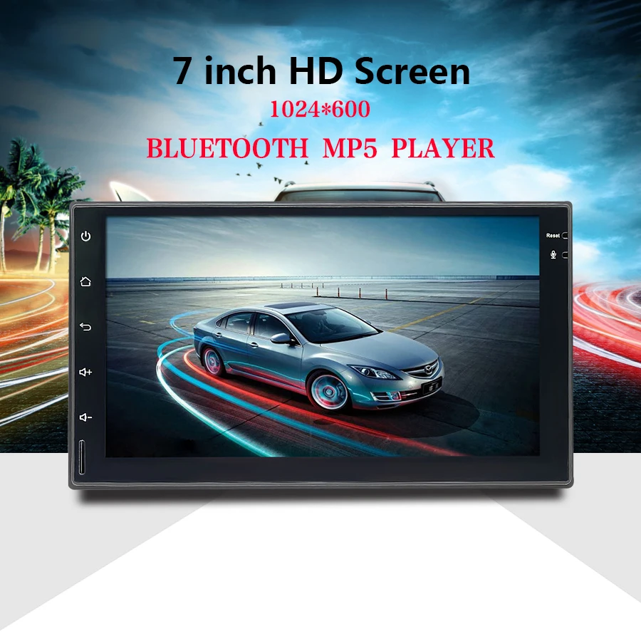 Автомобильный радиоприемник TOPSOURCE Универсальный 7 дюймов 2 din Android автомагнитола с